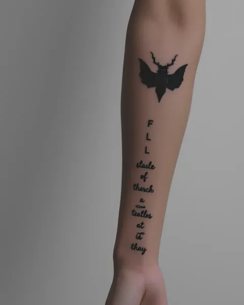 **Diseños de Tatuajes para Palabras y Significados en el Brazo**