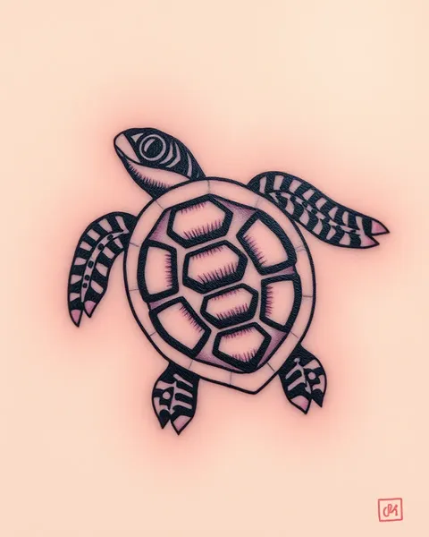 **Significado de Tatuaje de Tortuga: Representación de Sabiduría y Orientación**