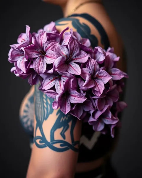 **Tatuajes de Lilas: Diseños de Arte Corporal Únicos**