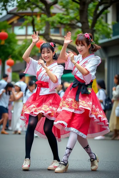 4,000 niñas japonesas bailando desnudas con hermoso ritmo