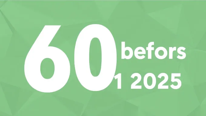 60 Días para que llegue el 1 de marzo de 2025