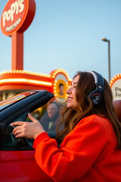 Accidente misterioso de Girl en el estacionamiento de Popeyes