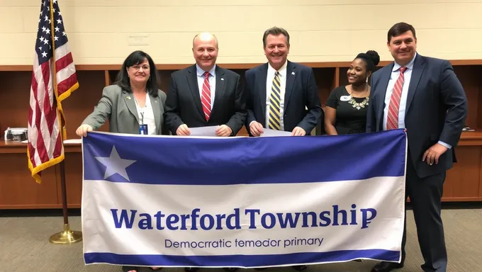 Actualizaciones de la campaña de las elecciones primarias demócratas de Waterford Township 2025