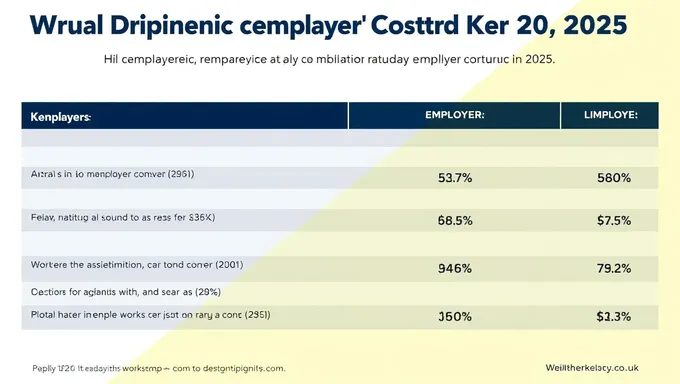 Actualizaciones de límites de contribución de empleadores de Kentucky 2025