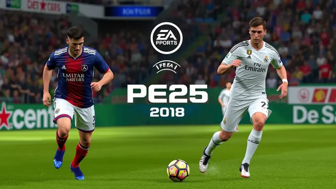 Actualizaciones del motor de partido de Euro 2025 en la actualización de Pes 2018