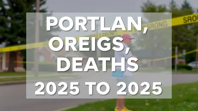 Actualización de estadísticas de disparos en Portland Oregon 2025