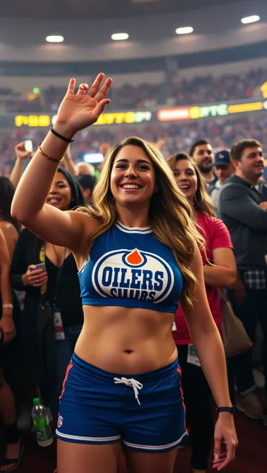 Admiradores de Oilers: Frenesí de pechos de admiradores de Oilers sin censura