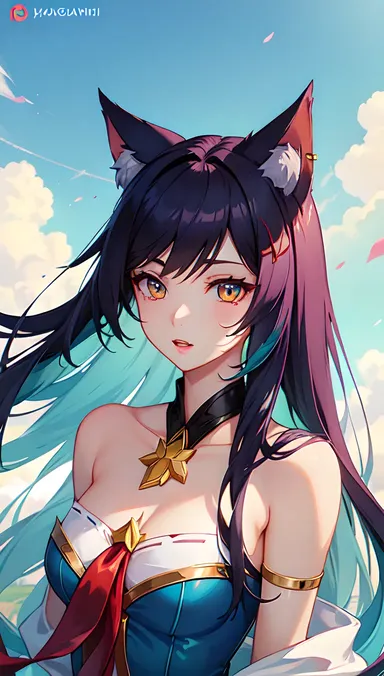 Ahri Hentai: Obra de arte hentai de Ahri