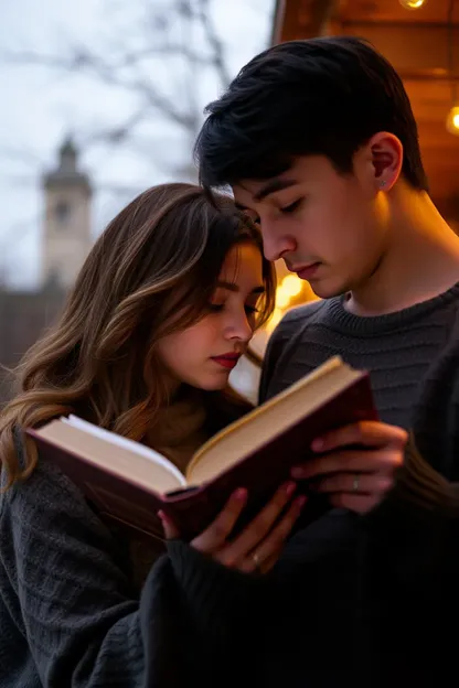 Amantes de libros: un tipo de pareja hombre-mujer