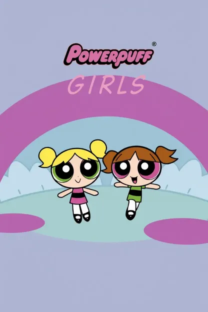 Animación de GIF de las Niñas Poderosas Clásicas de 1998