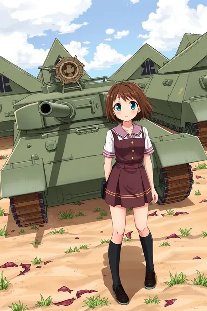 Anime hentai de chicas y tanques combina militar y romance