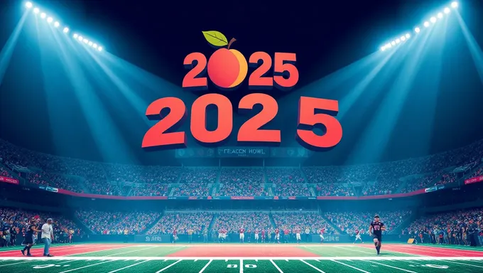 Anunciado el horario y el enfrentamiento del Peach Bowl 2025