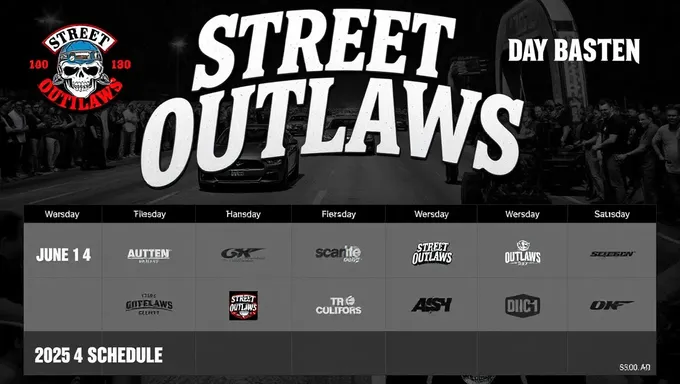 Anuncio del Horario de Televisión de Street Outlaws para 2025