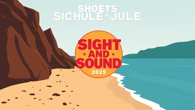 Anuncio del horario de Sight and Sound 2025