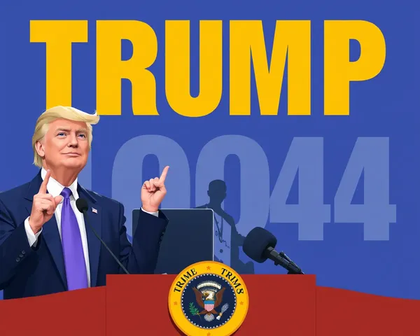 Anuncios Políticos de Trump en Formato de PNG de 2024