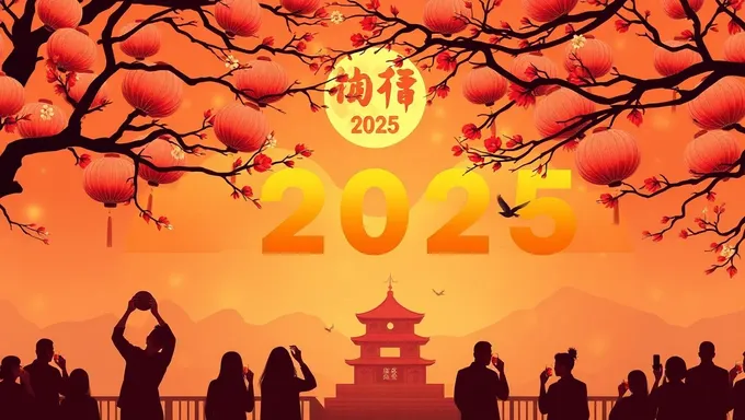 Anuncios de eventos del Año Nuevo Vietnamita 2025 en la ciudad