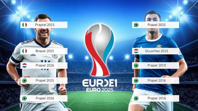 Anuncios de partidos semifinales del Euro 2025