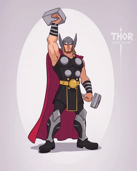 Análisis de la imagen de Thor caricatura