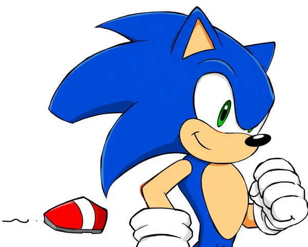 Archivo PNG de Sonic the Hedgehog almacenado