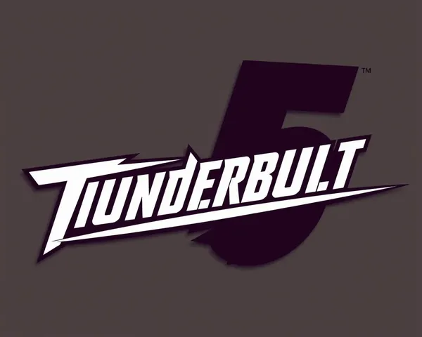 Archivo PNG de logo de Thunderbolt 5 recuperado con éxito