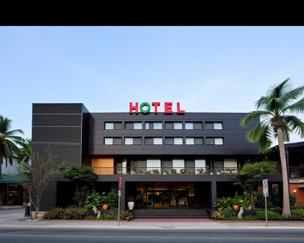 Archivo de Imagen PNG de Hotel Negro Detectado