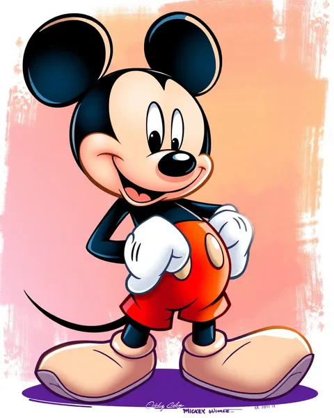 Archivo de Imagen de Dibujo de Mickey Mouse