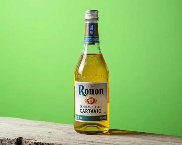 Archivo de PNG de botella de Ron Cartavio descubierto