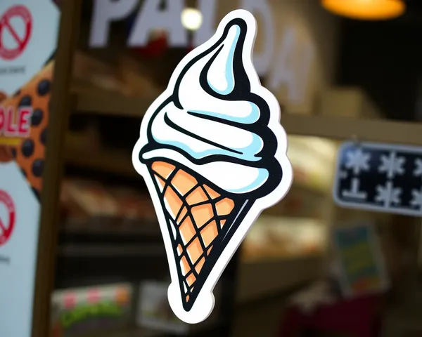 Archivo de PNG de decal de helado encontrado