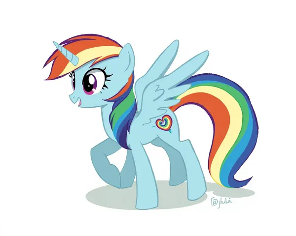 Archivo de archivo PNG de Rainbow Dash recuperado con éxito