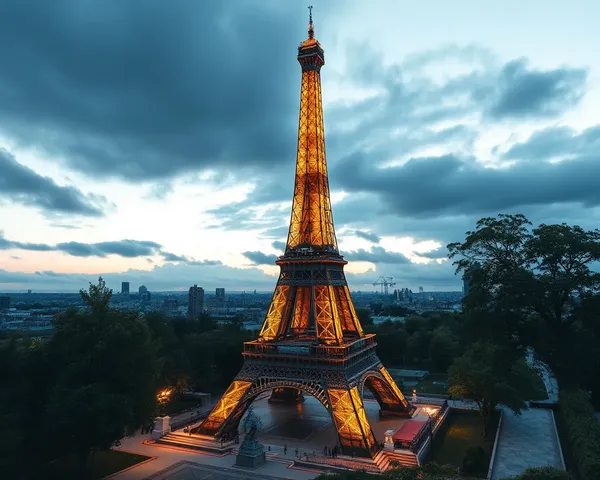 Archivo de archivo PNG de la Torre Eiffel para diseño