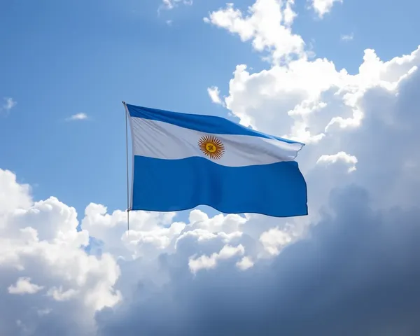 Archivo de bandera redonda de Argentina disponible en formato PNG