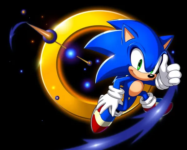 Archivo de carga de imagen PNG de Sonic Azul en HD