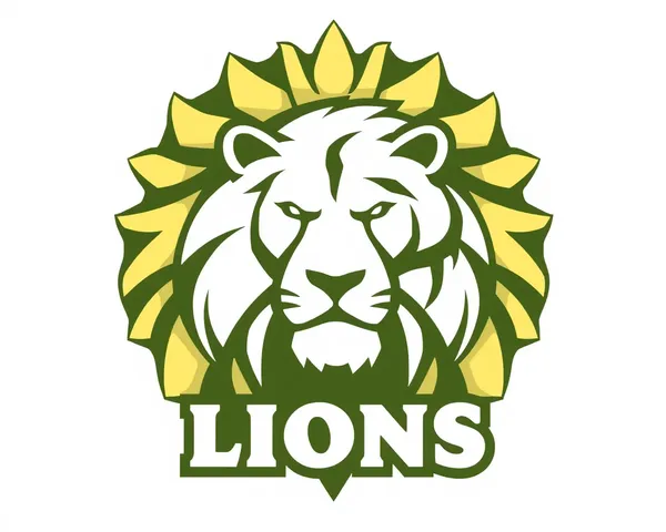 Archivo de diseño gráfico de logo de leones en formato PNG