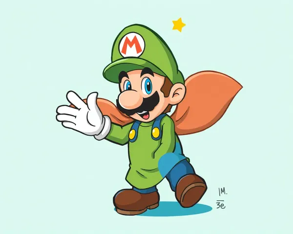 Archivo de imagen PNG de Luigi Mario Wonder