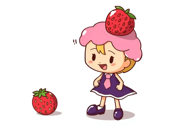 Archivo de imagen PNG de shortcake de fresa encontrado