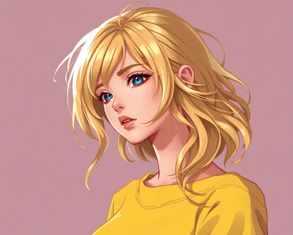 Archivo de imagen de Amber rubia en formato de archivo PNG