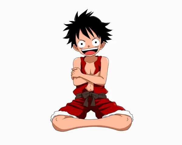 Archivo de imagen de Luffy en tipo de archivo PNG