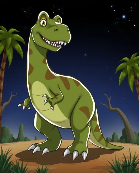 Archivo de imagen de T-Rex de cartoon