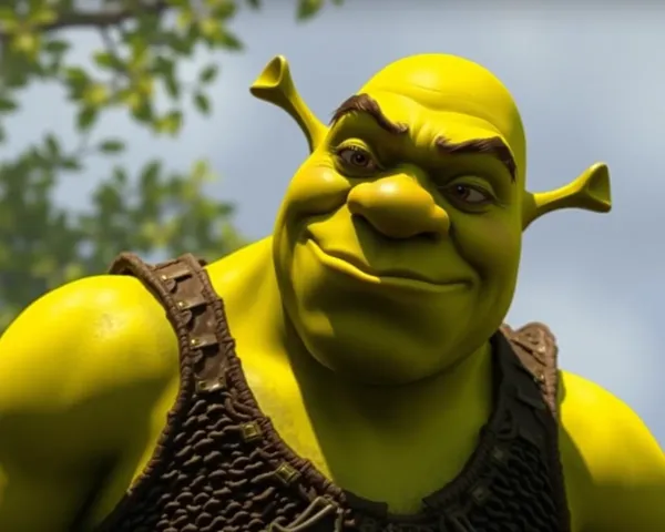 Archivo de imagen raster PNG de Shrek contiene datos de imagen