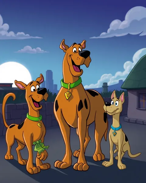 Archivo de imágenes de dibujos animados clásicos de Scooby Doo