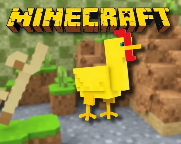 Archivo de texto de pollo de Minecraft en formato PNG