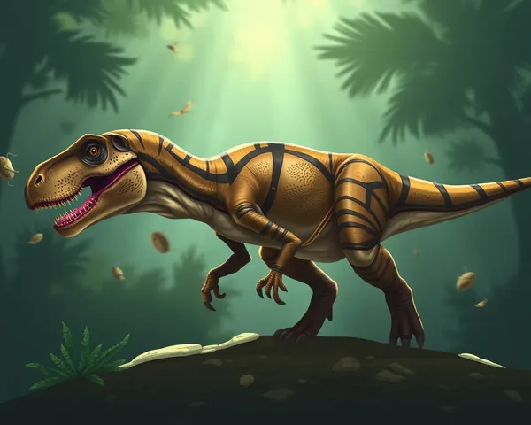 Archivo de tipo PNG de T-Rex y sus características