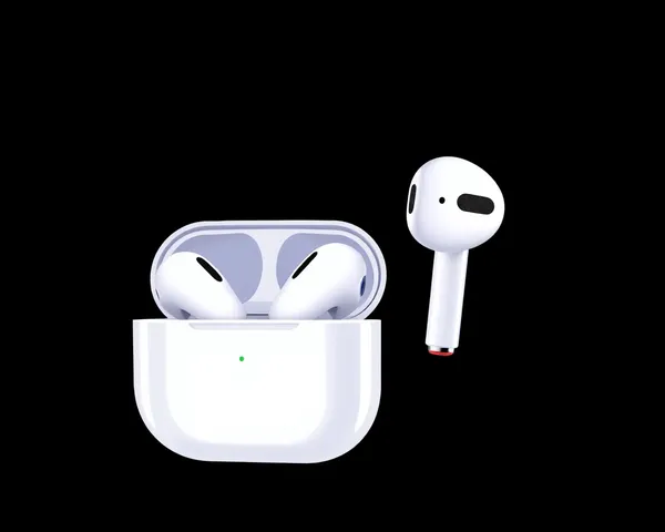 Archivos PNG de Airpods para desarrollo de sitio web y aplicación