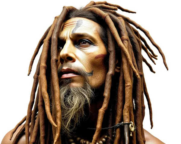 Archivos PNG de dreadlocks para edición