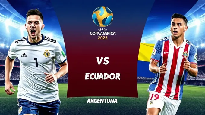 Argentina se Enfrenta con Ecuador en el Torneo de Copa América 2025