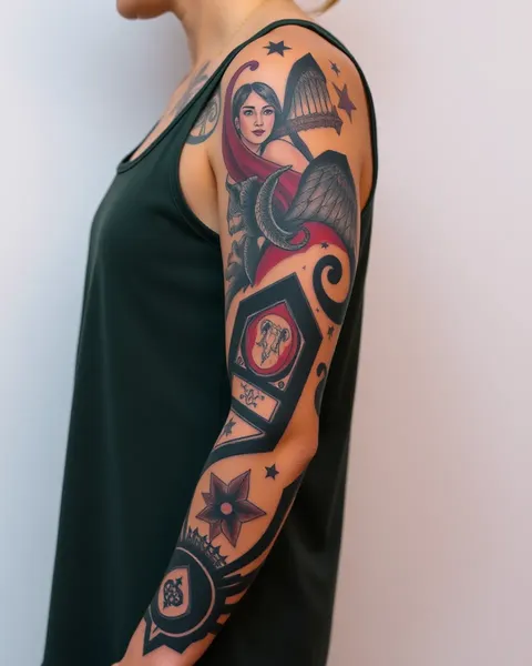 Art de manga de brazo medio y significado