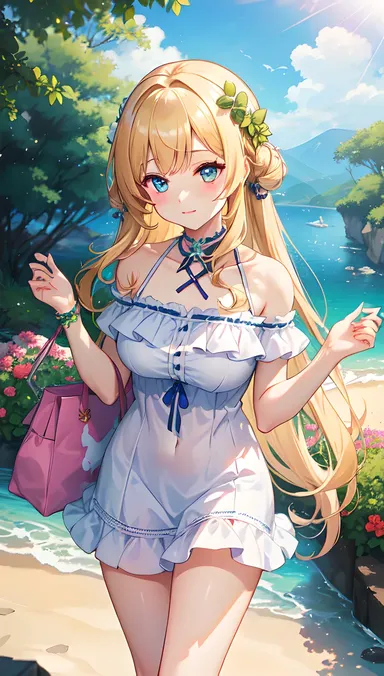 Arte de Juego de Clover de Verano Hentai