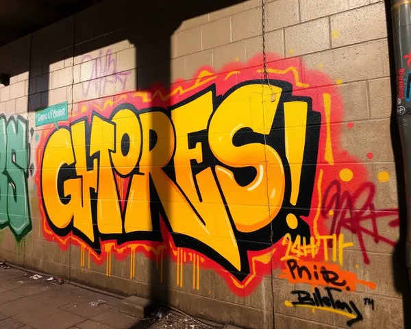 Arte de graffiti grueso, PNG, causa controversia