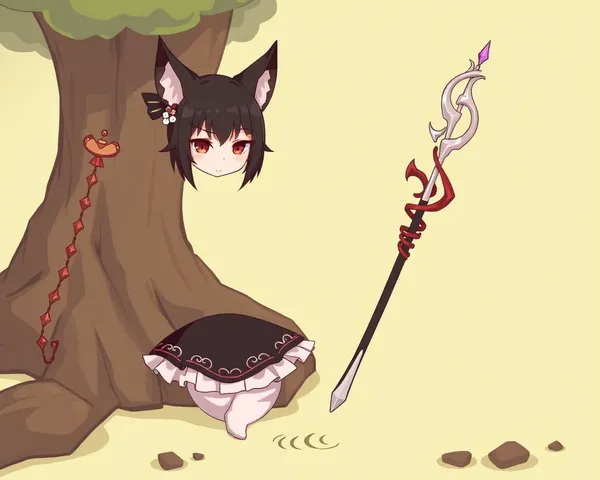 Arte de personaje de Kuromi en formato PNG