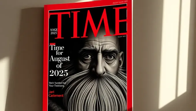 Arte de portada de agosto de 2025 de Time Magazine desvelado